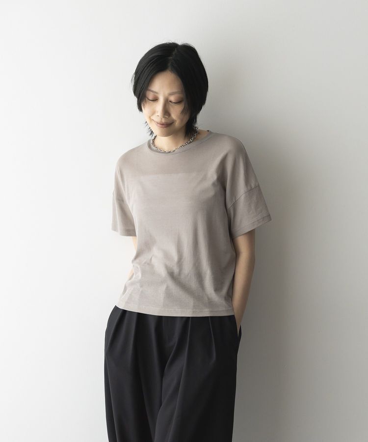 GARAGE OF GOOD CLOTHING「【日本製】シアーフライス半袖Tシャツ」|Tシャツ・カットソー|Gray Beige