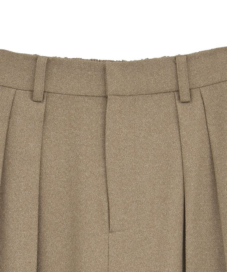 GARAGE OF GOOD CLOTHING「無地ウールライク裾タックバレルパンツ」|その他|