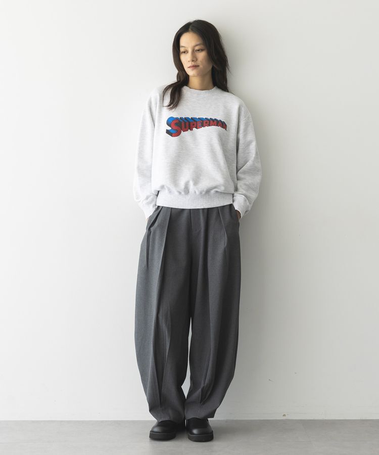 GARAGE OF GOOD CLOTHING「無地ウールライク裾タックバレルパンツ」|その他|