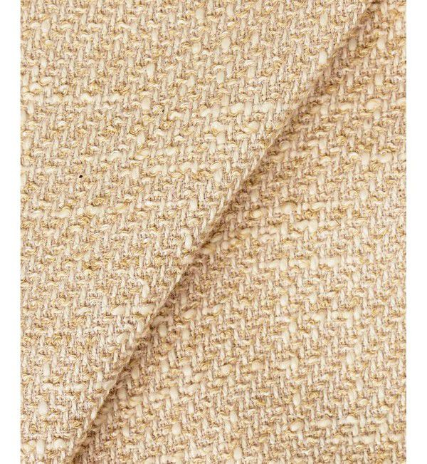 allureville「ミックスツイードティアードクルージャケット」|ノーカラージャケット|