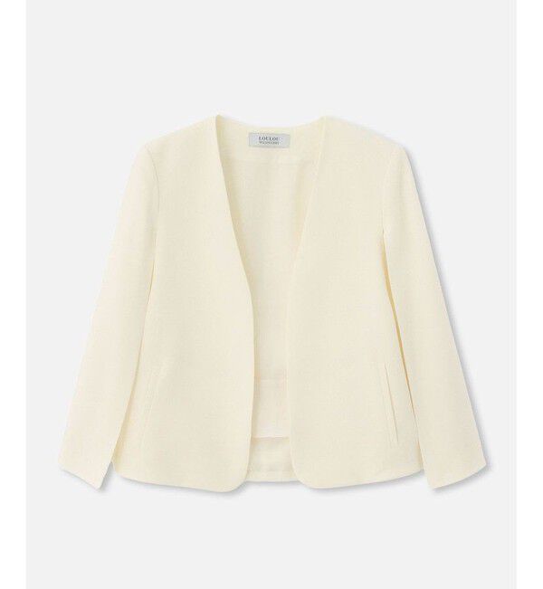 LOULOU WILLOUGHBY「◇ 【LOULOU WILLOUGHBY】リトルブラックケープジャケット」|ノーカラージャケット|