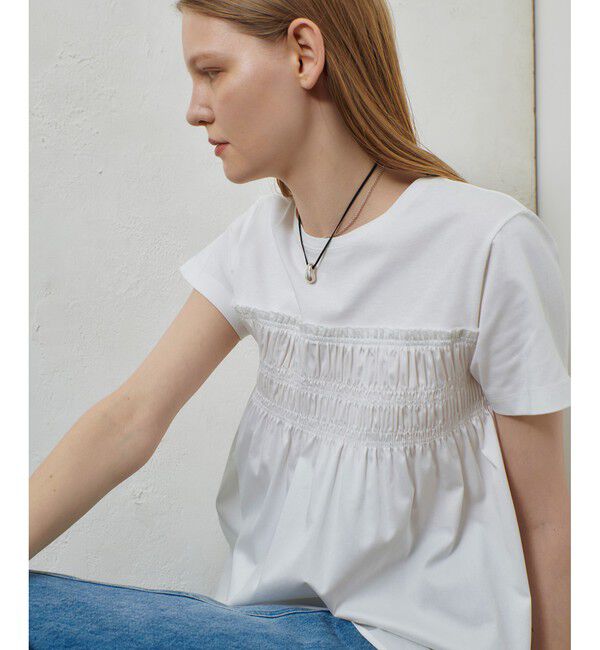 allureville「シャーリングビスチェコンビTシャツ」|Tシャツ・カットソー|