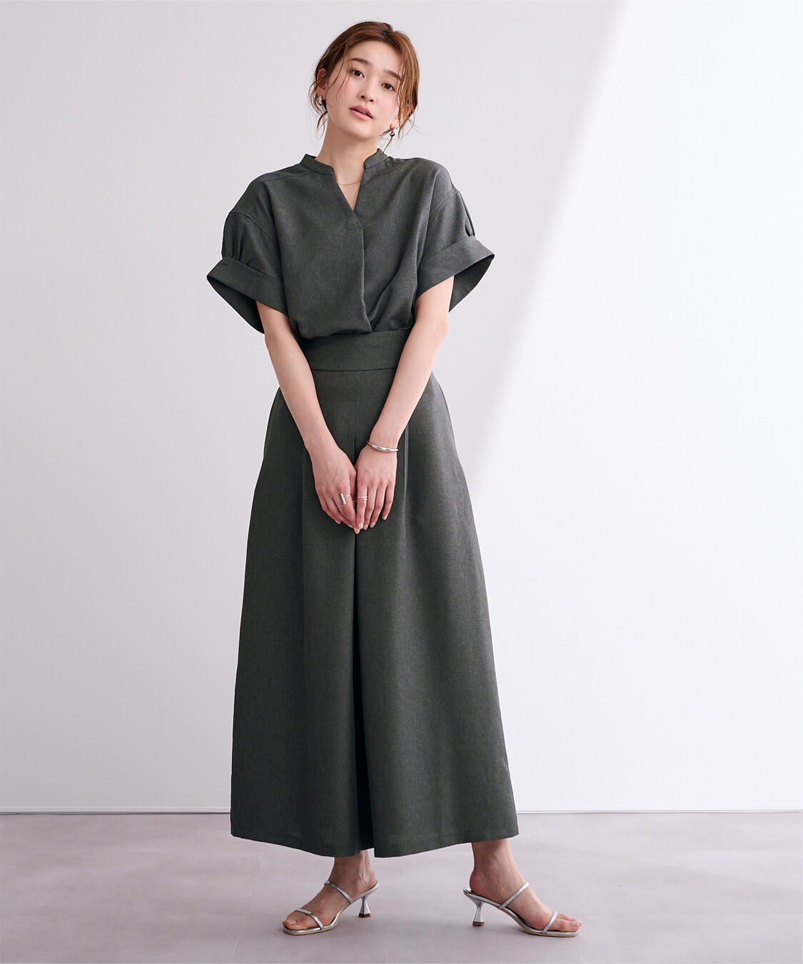 ur's「リネンライクワイドスリーブスキッパーシャツ」|シャツ・ブラウス|