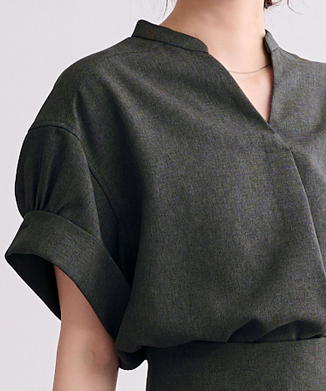 ur's「リネンライクワイドスリーブスキッパーシャツ」|シャツ・ブラウス|