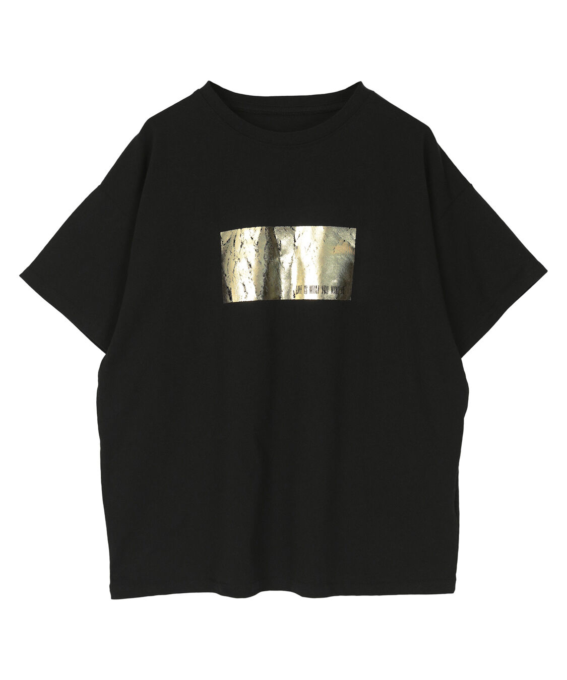 ur's「箔プリントTシャツ」|Tシャツ・カットソー|