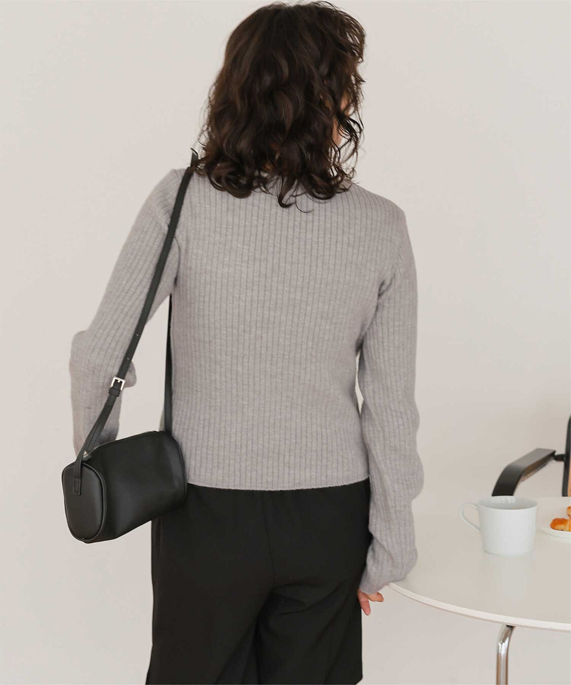 titivate「レイヤード風リブニットトップス」|ニット・セーター|