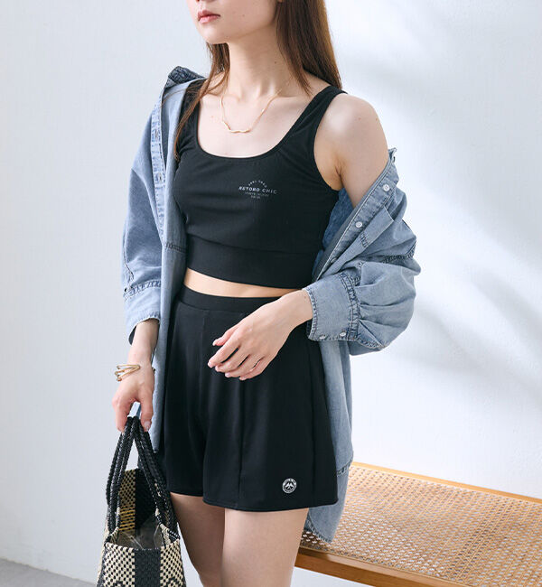  「【WEB限定/セットアップ】ビスチェトップスイムウェア」|ビキニ|