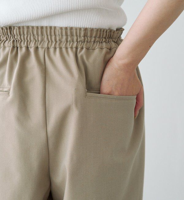  「【新色追加】ツータックウエストゴムストレッチパンツ」|その他|