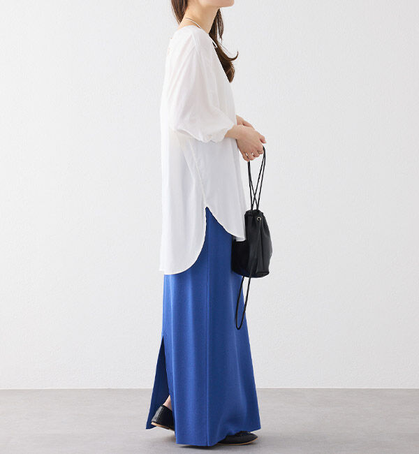  「《リバイバル》万能ハーフスリーブブラウス」|シャツ・ブラウス|