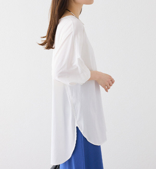  「《リバイバル》万能ハーフスリーブブラウス」|シャツ・ブラウス|