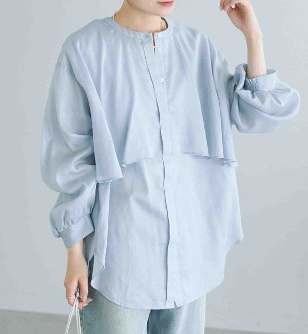  「ヨークデザインシアーブラウス」|シャツ・ブラウス|