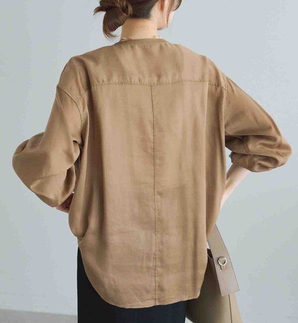  「ヨークデザインシアーブラウス」|シャツ・ブラウス|