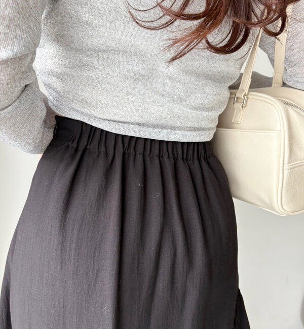  「ティアードフリルロングスカート」|スカート|