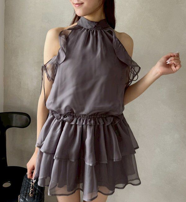  「【Black collection】アメスリミニワンピース」|ワンピース|