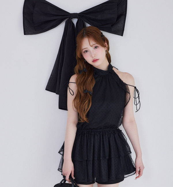  「【Black collection】アメスリミニワンピース」|ワンピース|