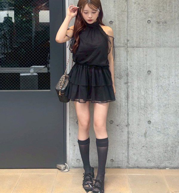  「【Black collection】アメスリミニワンピース」|ワンピース|