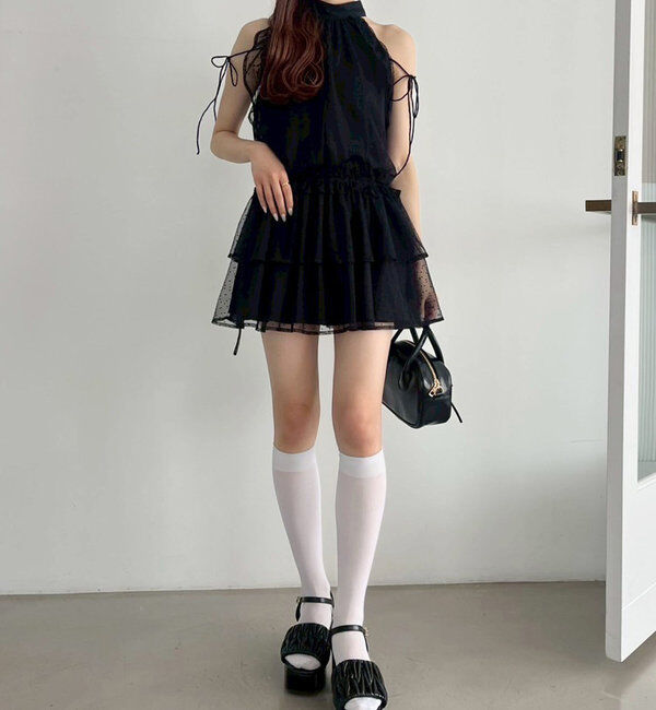  「【Black collection】アメスリミニワンピース」|ワンピース|