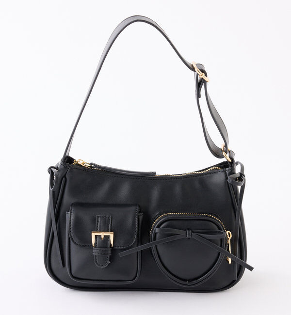  「ハートポケット付きホーボーバッグ」|ショルダー・メッセンジャー|