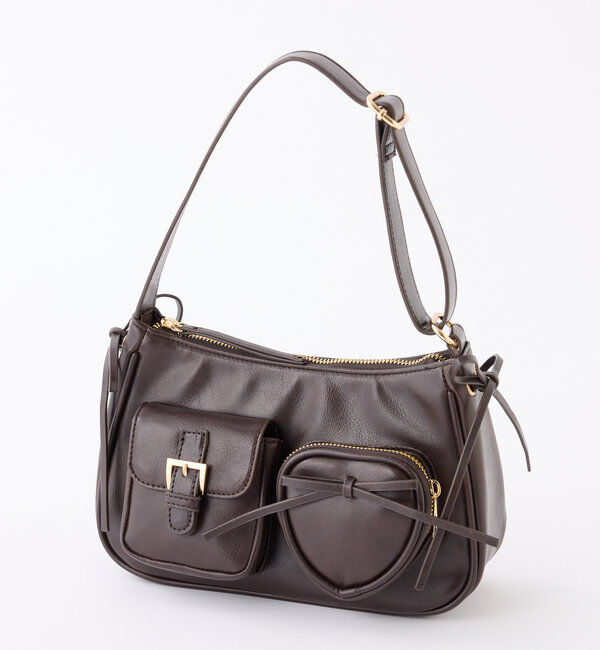  「ハートポケット付きホーボーバッグ」|ショルダー・メッセンジャー|