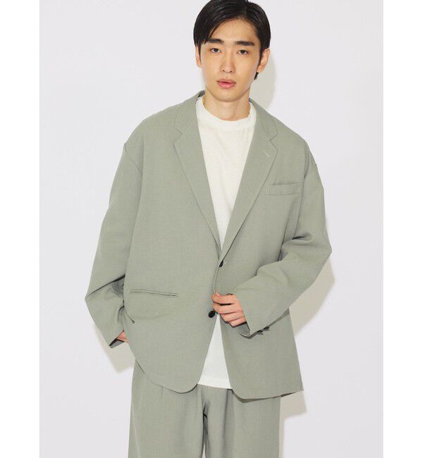 MIDIUMISOLID「MIDIUMISOLID Men&rsquo;s ストレッチジャケット」|テーラードジャケット|グレー