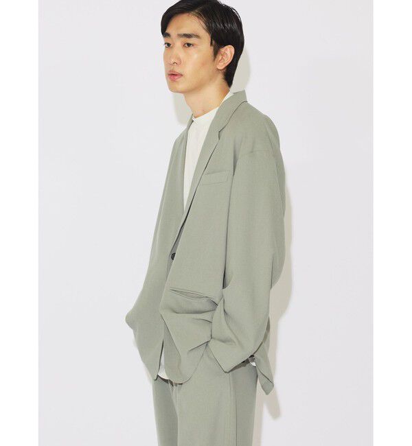 MIDIUMISOLID「MIDIUMISOLID Men&rsquo;s ストレッチジャケット」|テーラードジャケット|