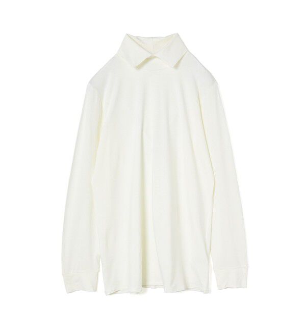 mizuiro ind「mizuiro ind シャツカラーハイネックプルオーバー」|Tシャツ・カットソー|