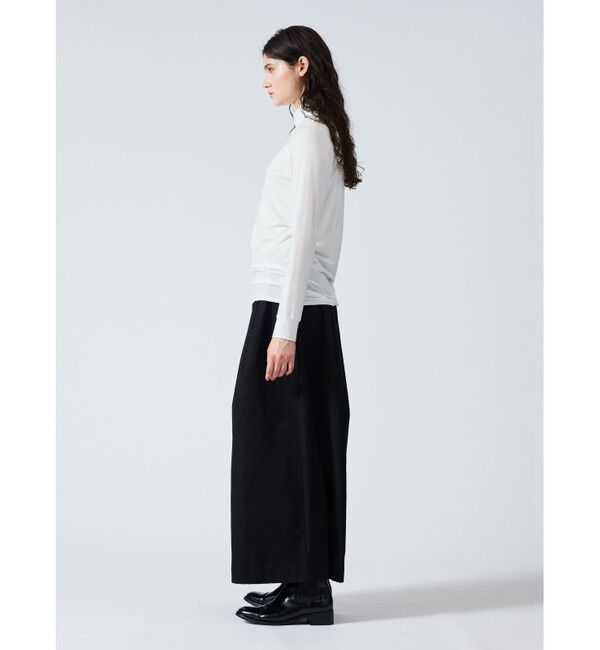 mizuiro ind「mizuiro ind シャツカラーハイネックプルオーバー」|Tシャツ・カットソー|