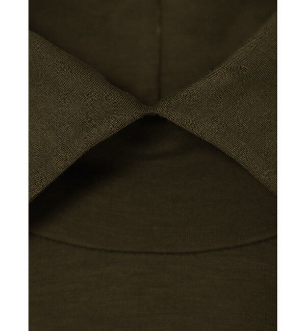 mizuiro ind「mizuiro ind シャツカラーハイネックプルオーバー」|Tシャツ・カットソー|