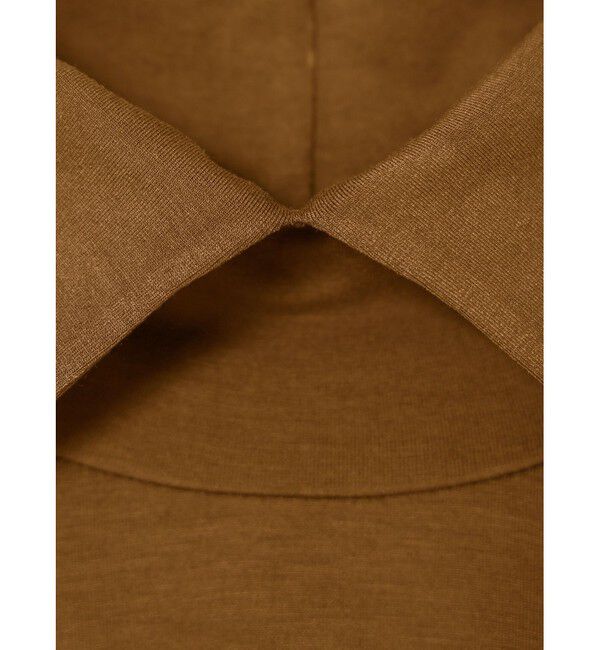 mizuiro ind「mizuiro ind シャツカラーハイネックプルオーバー」|Tシャツ・カットソー|