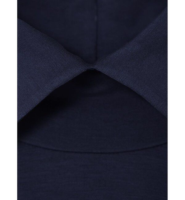 mizuiro ind「mizuiro ind シャツカラーハイネックプルオーバー」|Tシャツ・カットソー|