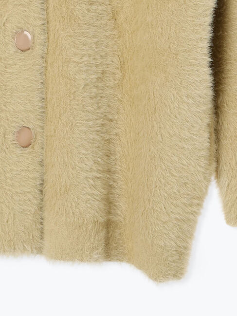 Te chichi「ダブルフェイスフェザーニット カーデ」|カーディガン|