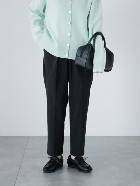 Lugnoncure「ストレッチテーパードパンツ」|その他|ブラック