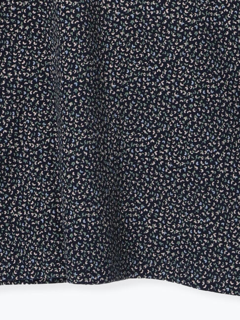 Samansa Mos2「ワッフルフリルメロー花柄カットソー」|Tシャツ・カットソー|