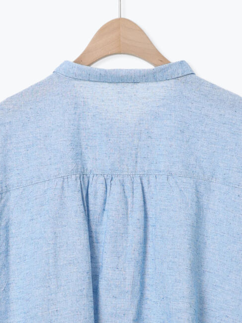 Samansa Mos2「◎ちび襟並び釦ワイドシャツ」|シャツ・ブラウス|