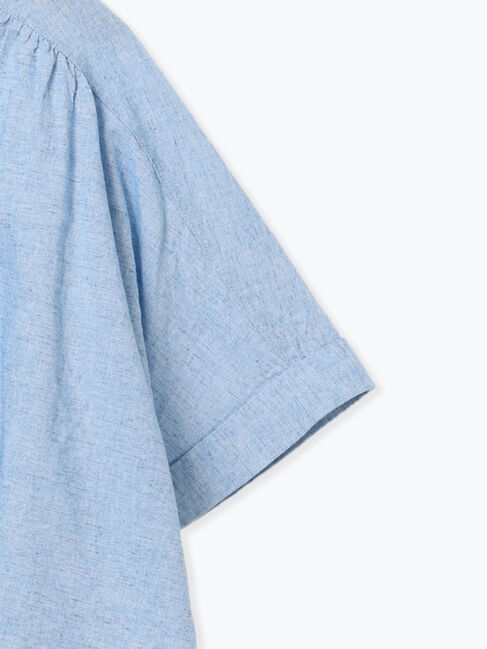 Samansa Mos2「◎ちび襟並び釦ワイドシャツ」|シャツ・ブラウス|