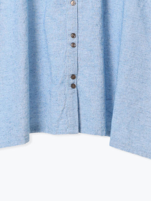 Samansa Mos2「◎ちび襟並び釦ワイドシャツ」|シャツ・ブラウス|