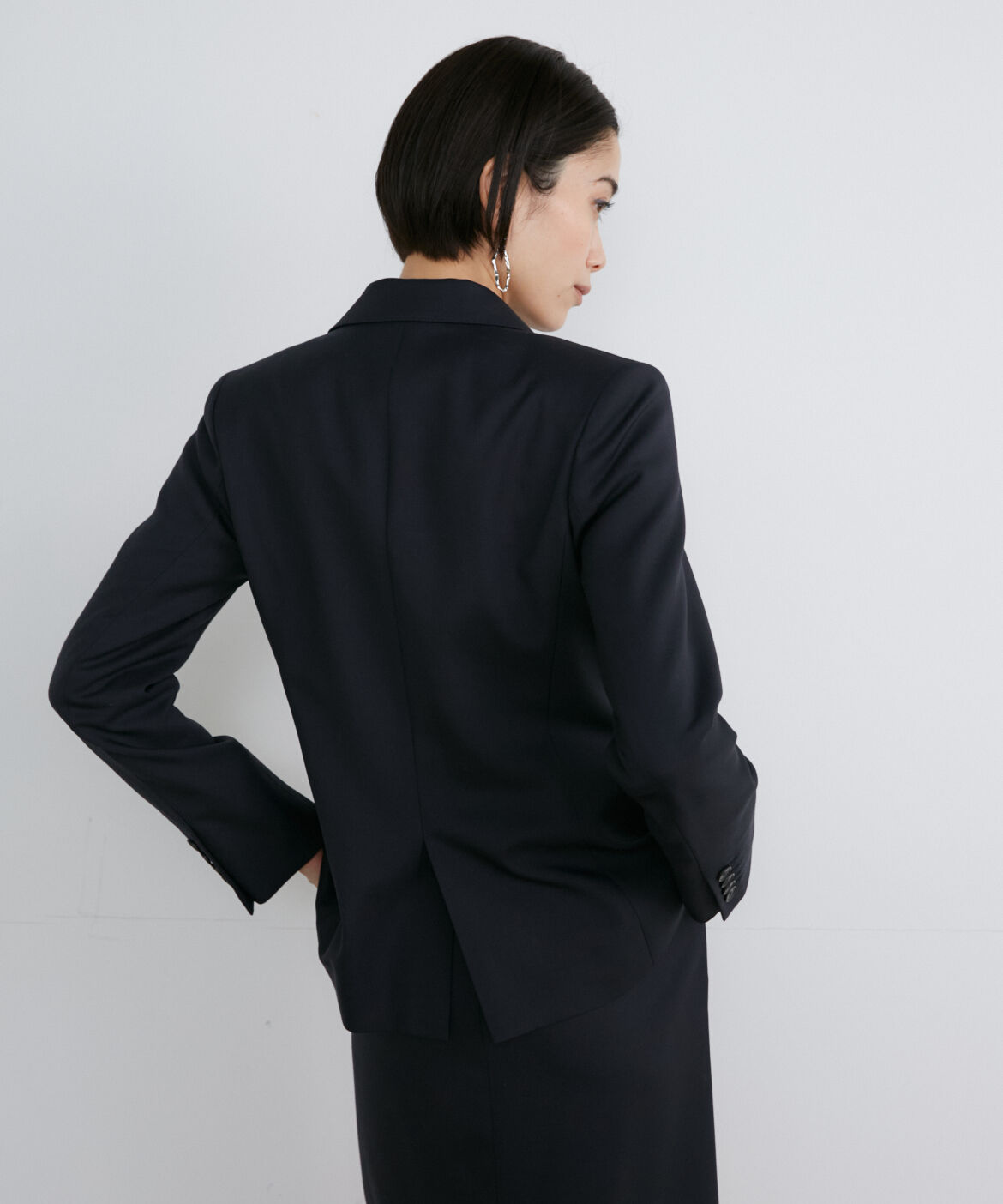 INED「モヘアウールテーラードジャケット」|テーラードジャケット|