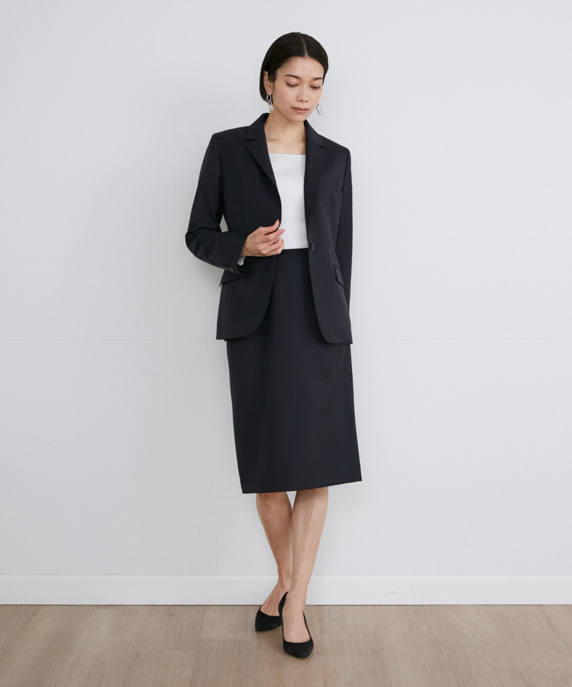 INED「モヘアウールテーラードジャケット」|テーラードジャケット|