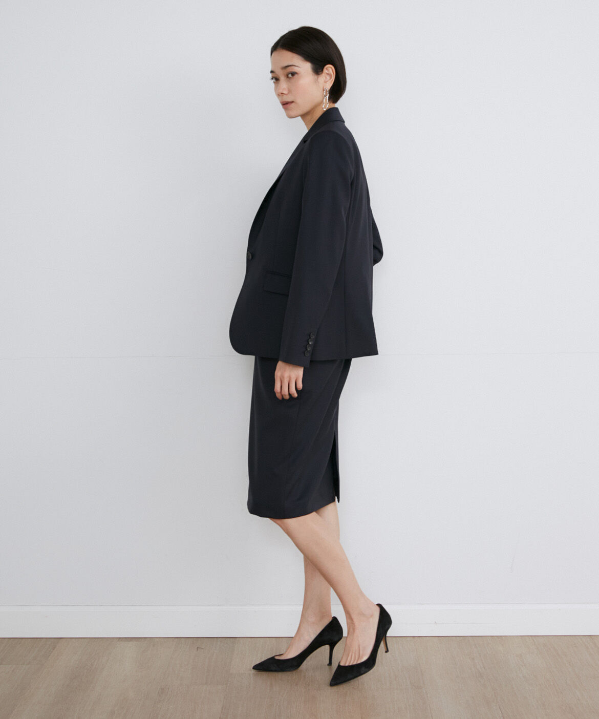 INED「モヘアウールテーラードジャケット」|テーラードジャケット|