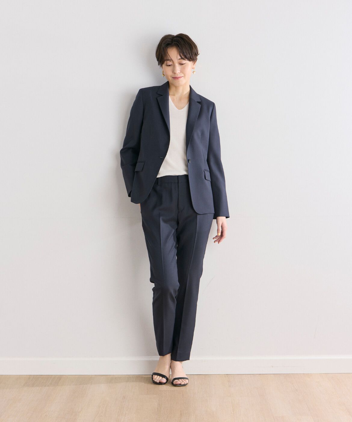 INED「モヘアウールテーラードジャケット」|テーラードジャケット|