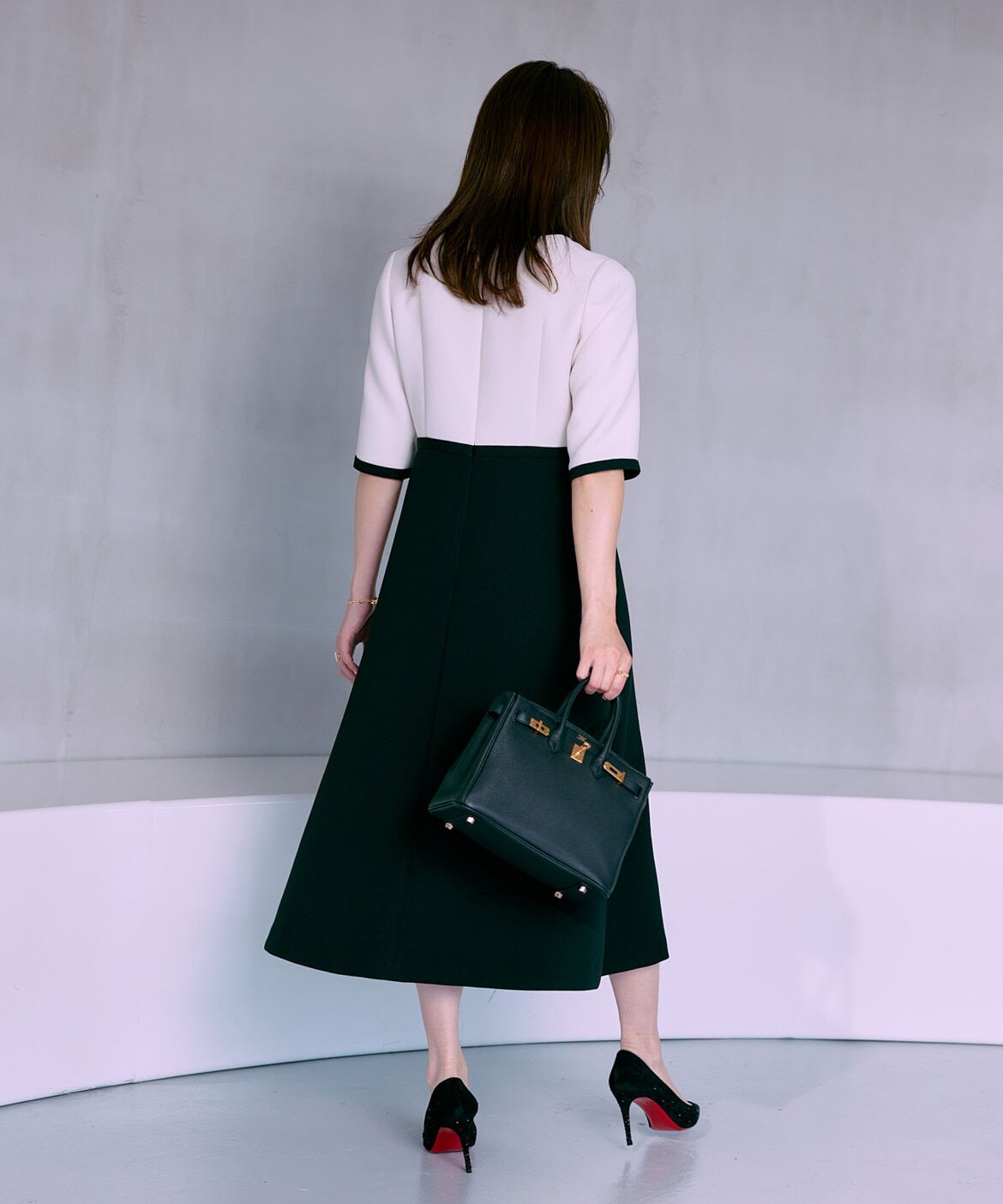 Maglie le cassetto「《M Maglie le cassetto&times;冨張愛》&ldquo;クチュールリボン&rdquo;クラシカルワンピース」|ワンピース|