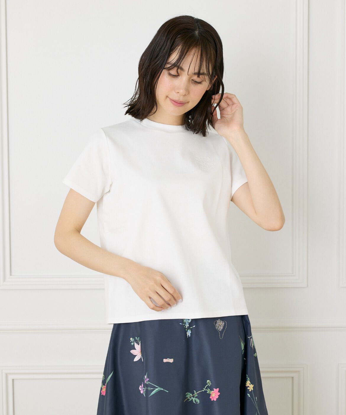 Maglie le cassetto「《大きいサイズ》LOVERコンパクトTシャツ」|Tシャツ・カットソー|