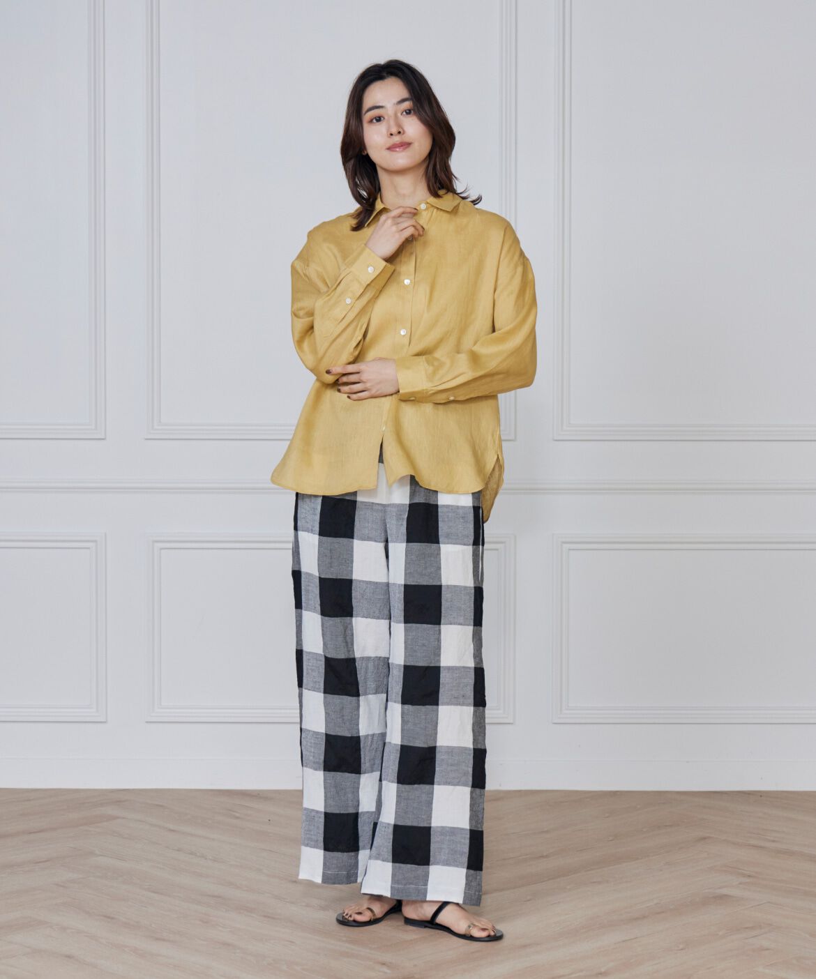 7-IDconcept.「リネンシャツ」|シャツ・ブラウス|