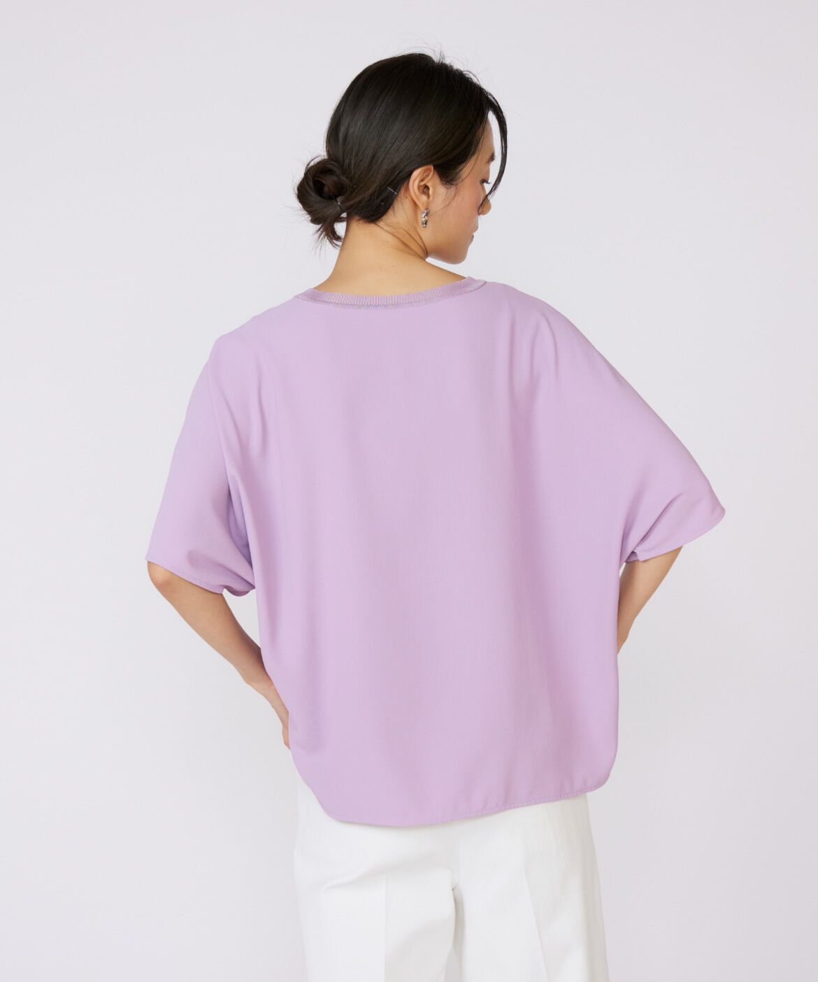 INED「吸汗速乾ジョーゼットプルオーバー」|Tシャツ・カットソー|