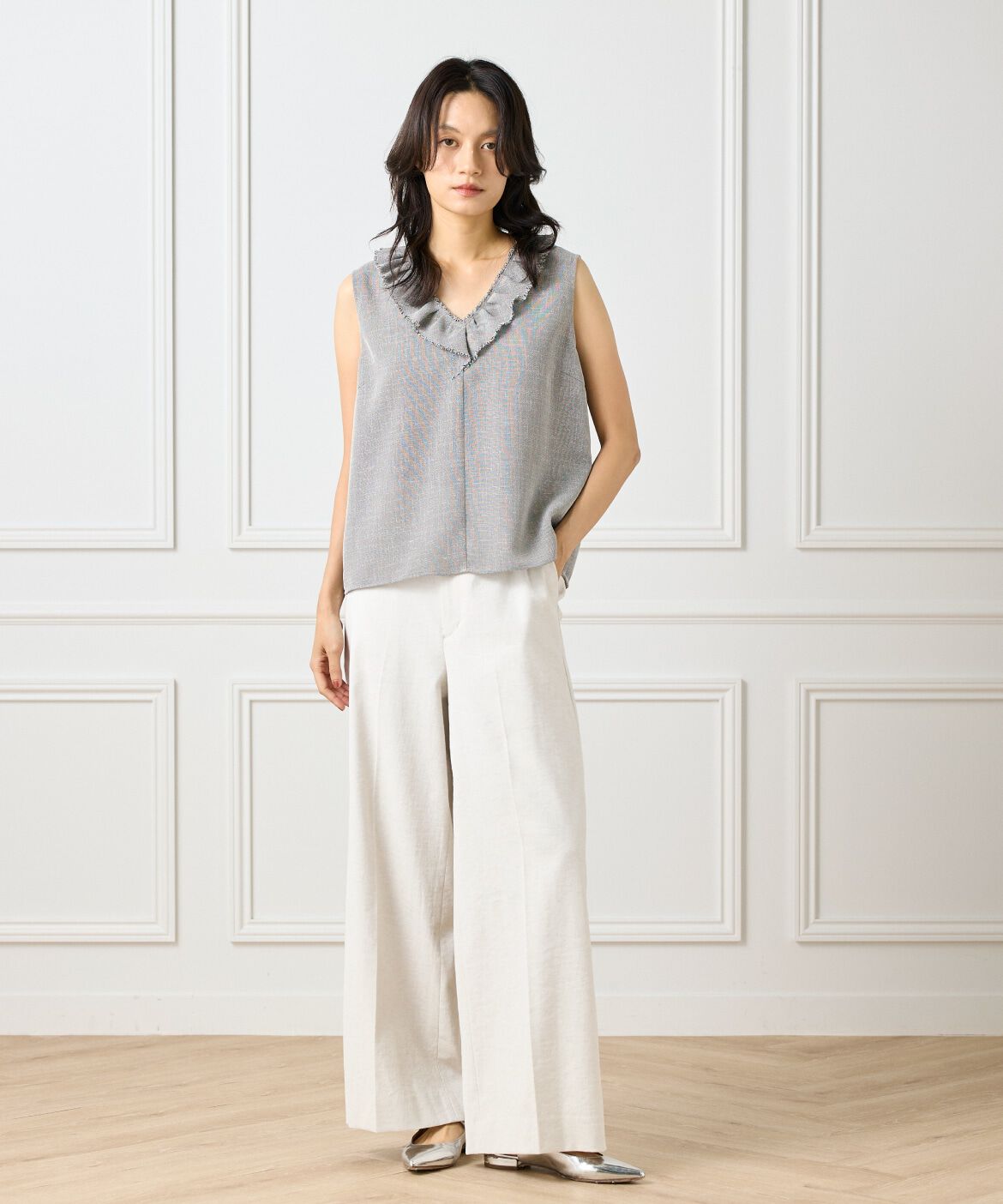 INED「カラミブラウス　」|シャツ・ブラウス|