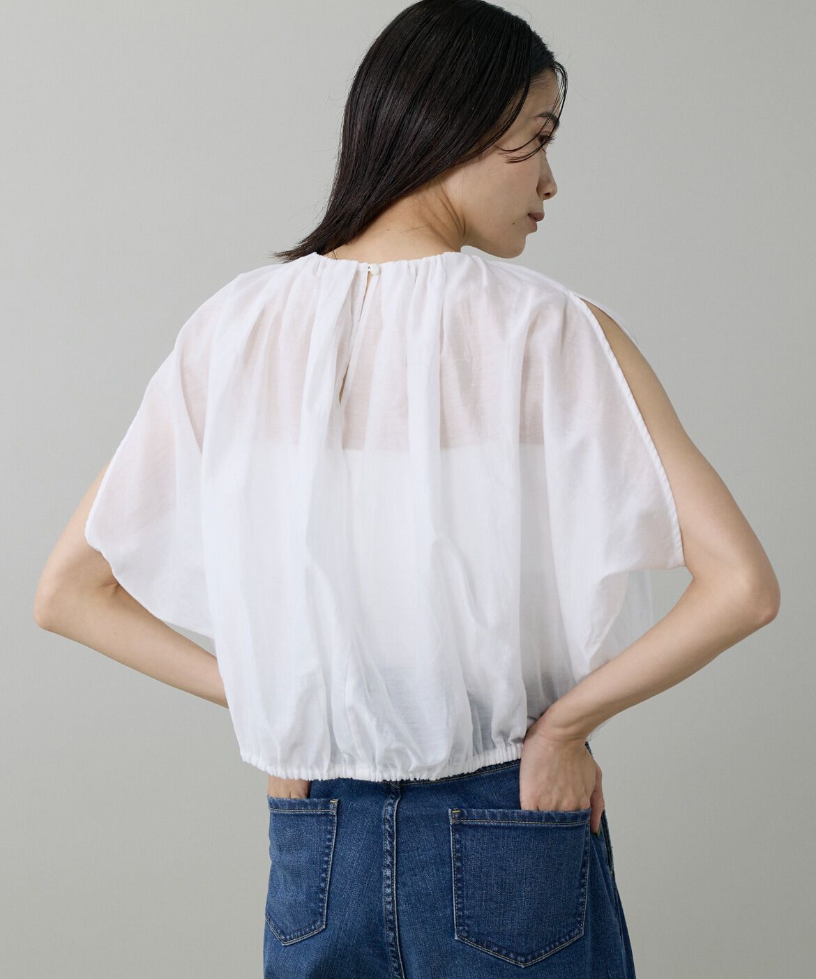 INED「スリットスリーブブラウス」|シャツ・ブラウス|