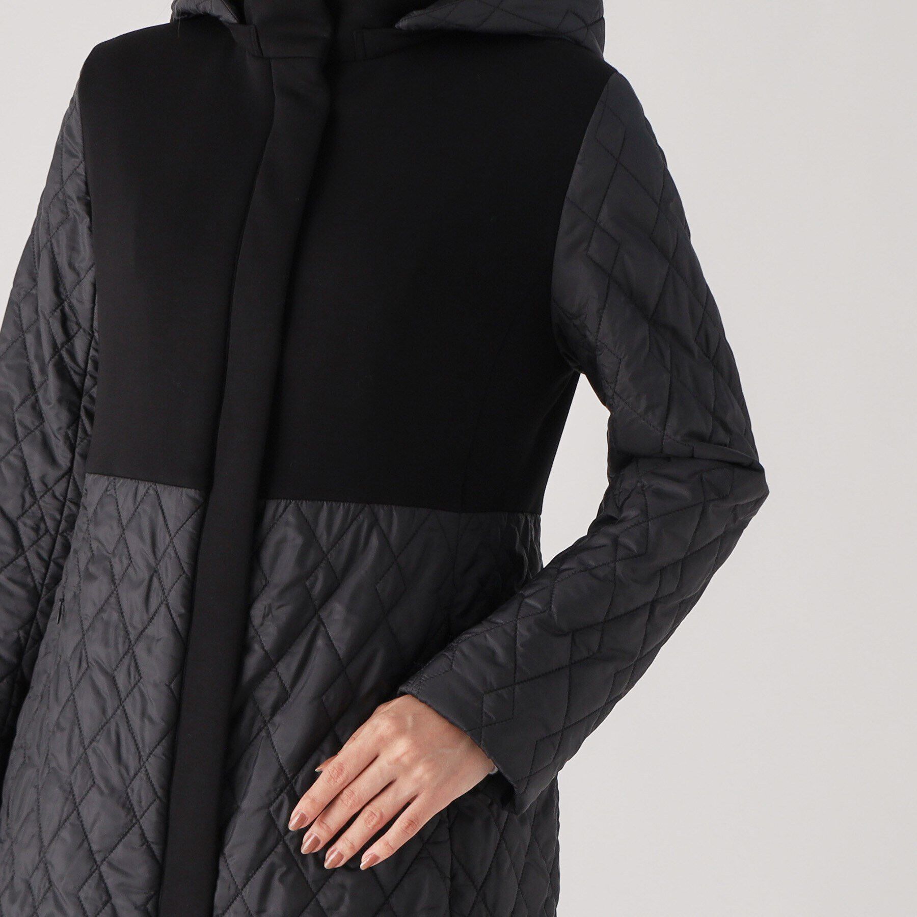 COUP DE CHANCE「【中綿キルトコート／軽くて暖かい／フード取外し可】細見えと着心地の良さ◎中綿キルトコート」|ダウン|