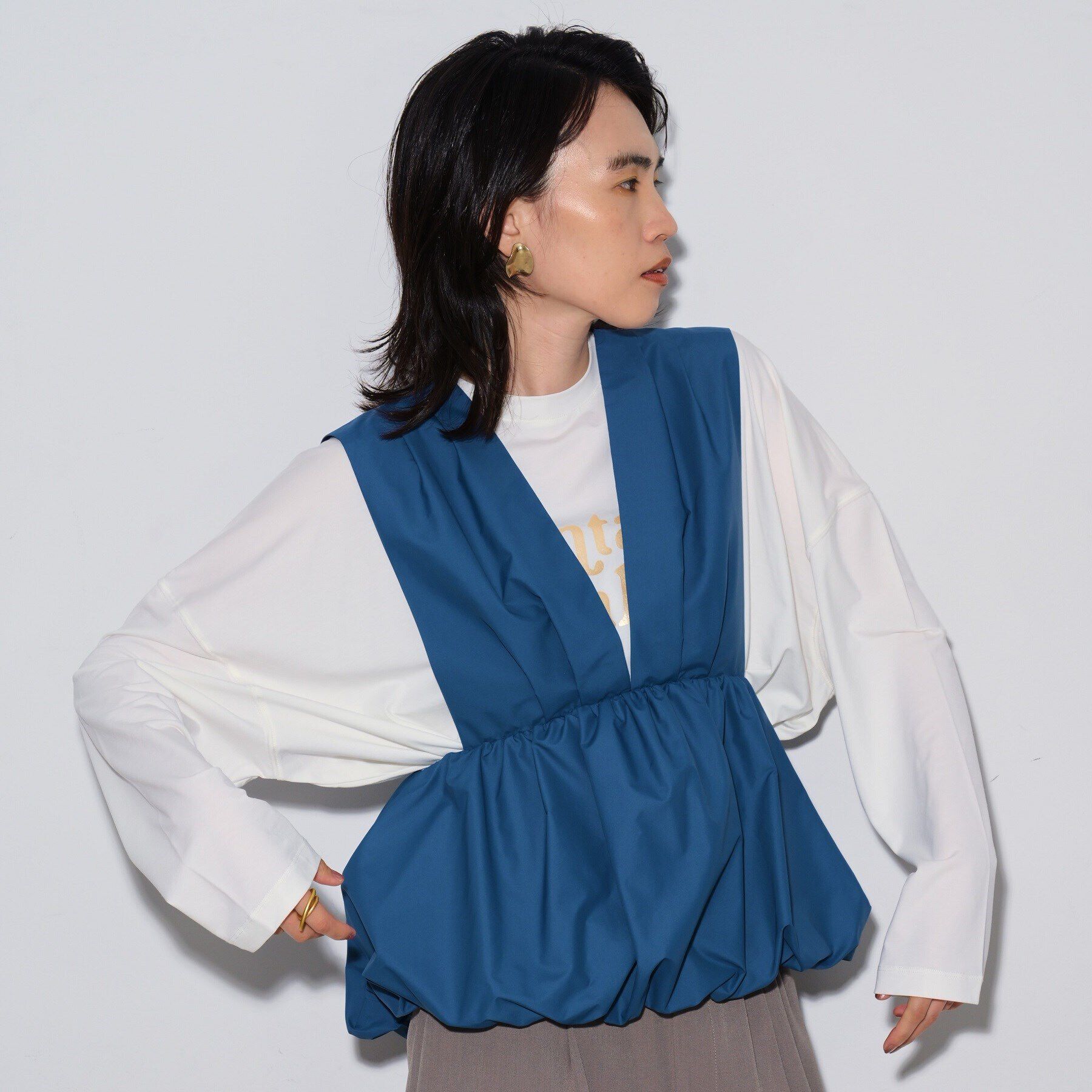 GALLEST「バルーンビスチェ」|シャツ・ブラウス|