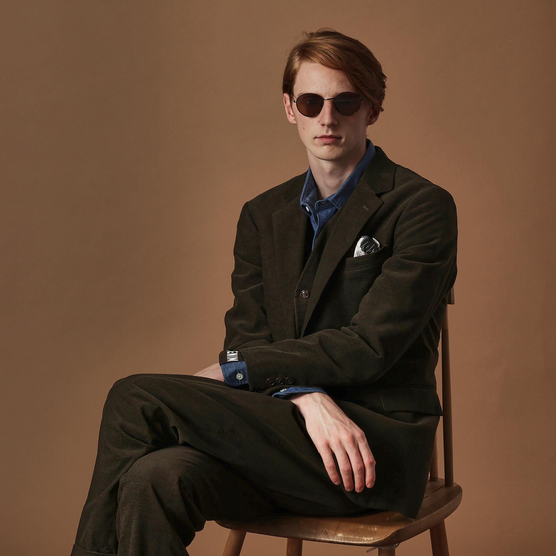 40CARATS&525「【Sサイズ～】ドビーキャラメルコールジャケット」|テーラードジャケット|