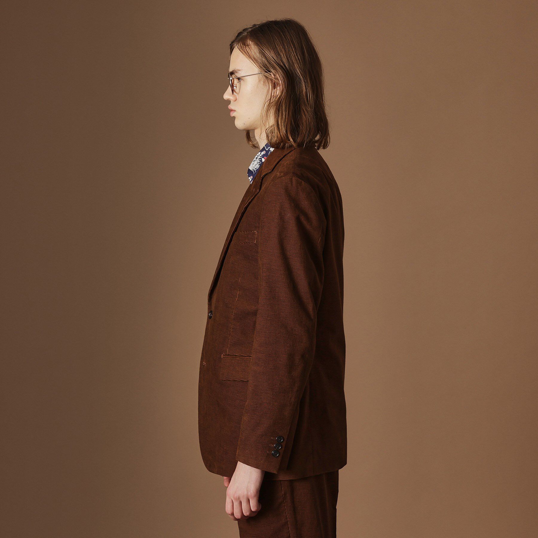 40CARATS&525「【Sサイズ～】ドビーキャラメルコールジャケット」|テーラードジャケット|